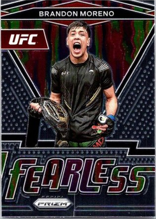 Brandon Moreno 2022 Panini Prizm UFC Fearless #17 Black