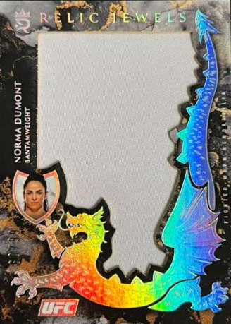 Norma Dumont 2025 Topps Royalty UFC Relic Jewels #RJ-ND Platinum