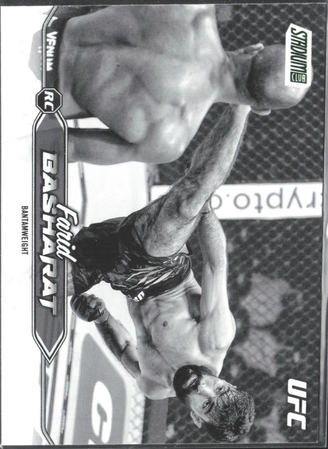 Farid Basharat 2025 Topps Stadium Club UFC Base #103 Black & White