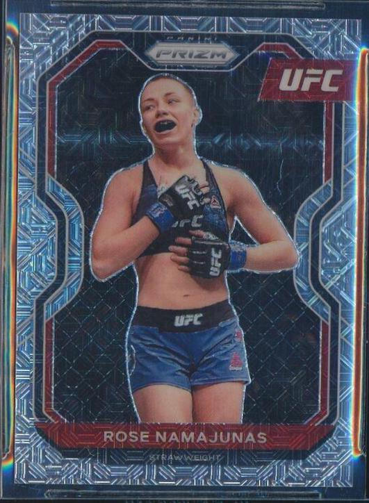 Rose Namajunas 2021 Panini Prizm UFC Base #31 Mojo