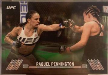 Raquel Pennington 2017 Topps UFC Knockout Base #70 Green