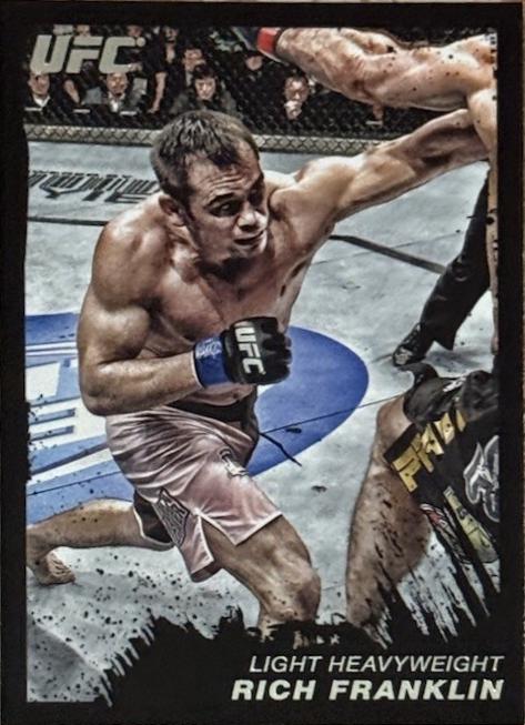 Rich Franklin 2011 Topps UFC Moment of Truth Base #83 Onyx