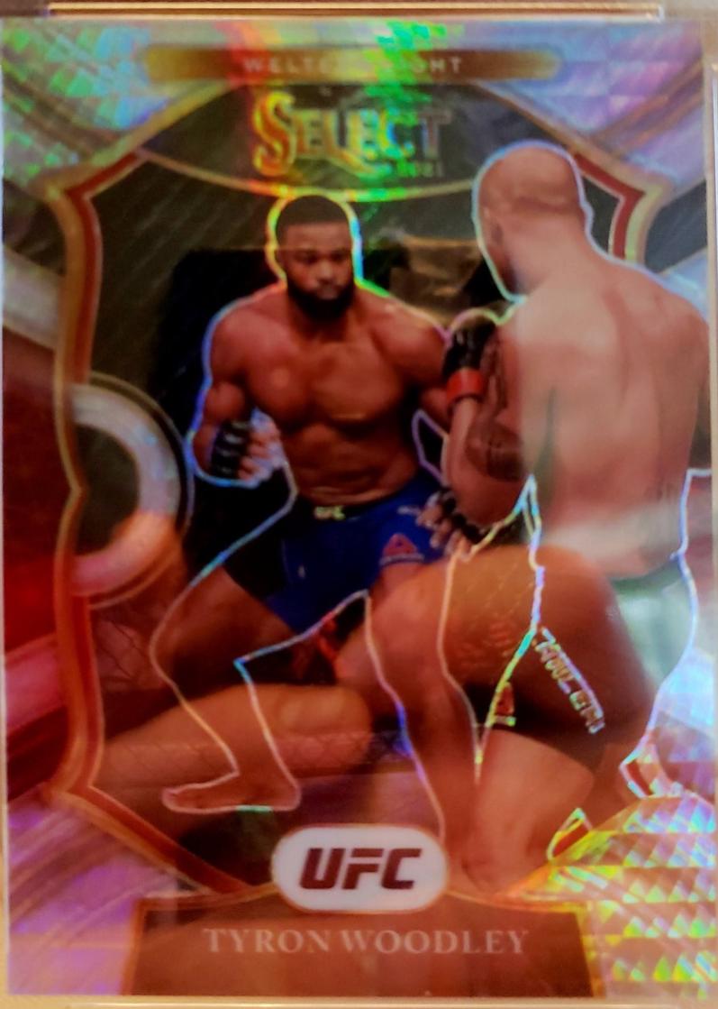 Tyron Woodley 2021 Panini Select UFC Concourse #3 Lucky Envelopes