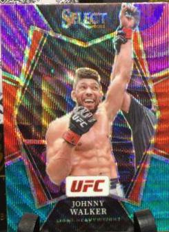 Johnny Walker 2022 Panini Select UFC Premier Level #164 Lucky Envelopes