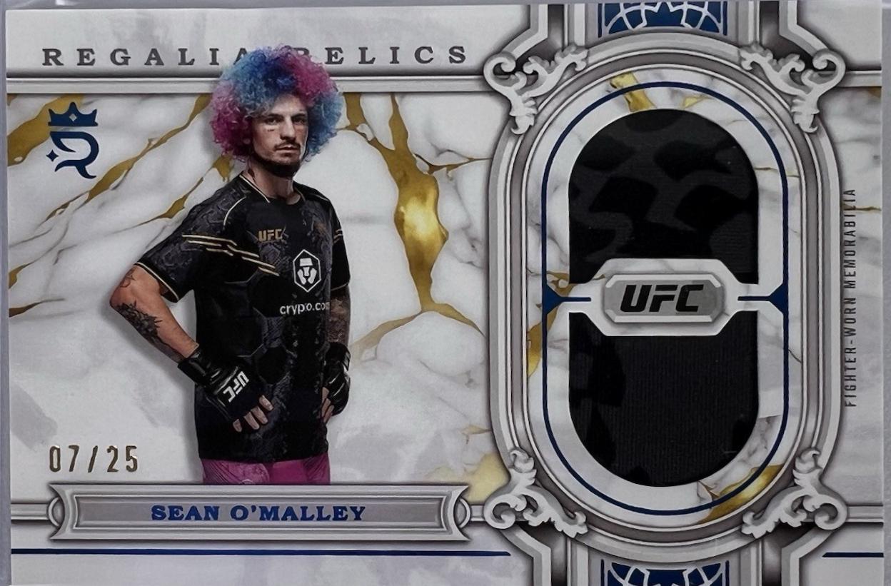Sean O'Malley 2024 Topps Royalty UFC Regalia Relics #RAR-31 Blue
