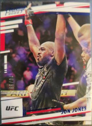 Jon Jones 2022 Panini Chronicles UFC Base Prestige #177 Blue