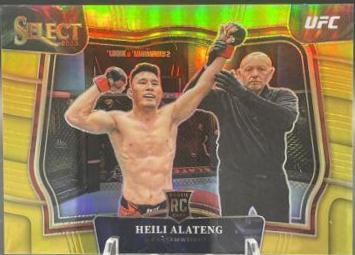 Heili Alateng 2023 Panini Select UFC Octagonside #202 Gold