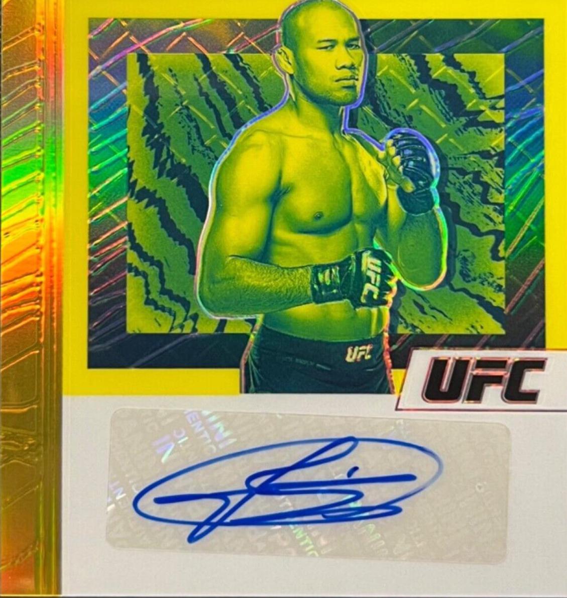 Ronaldo Souza 2021 Panini Chronicles UFC Flux Auto #26 Gold