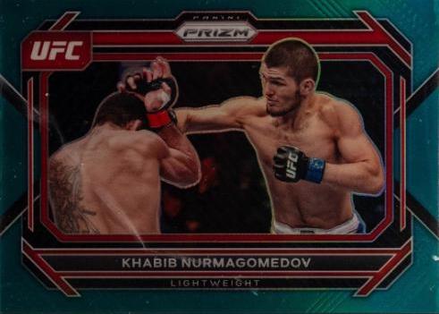Khabib Nurmagomedov 2023 Panini Prizm UFC Base #45 Teal