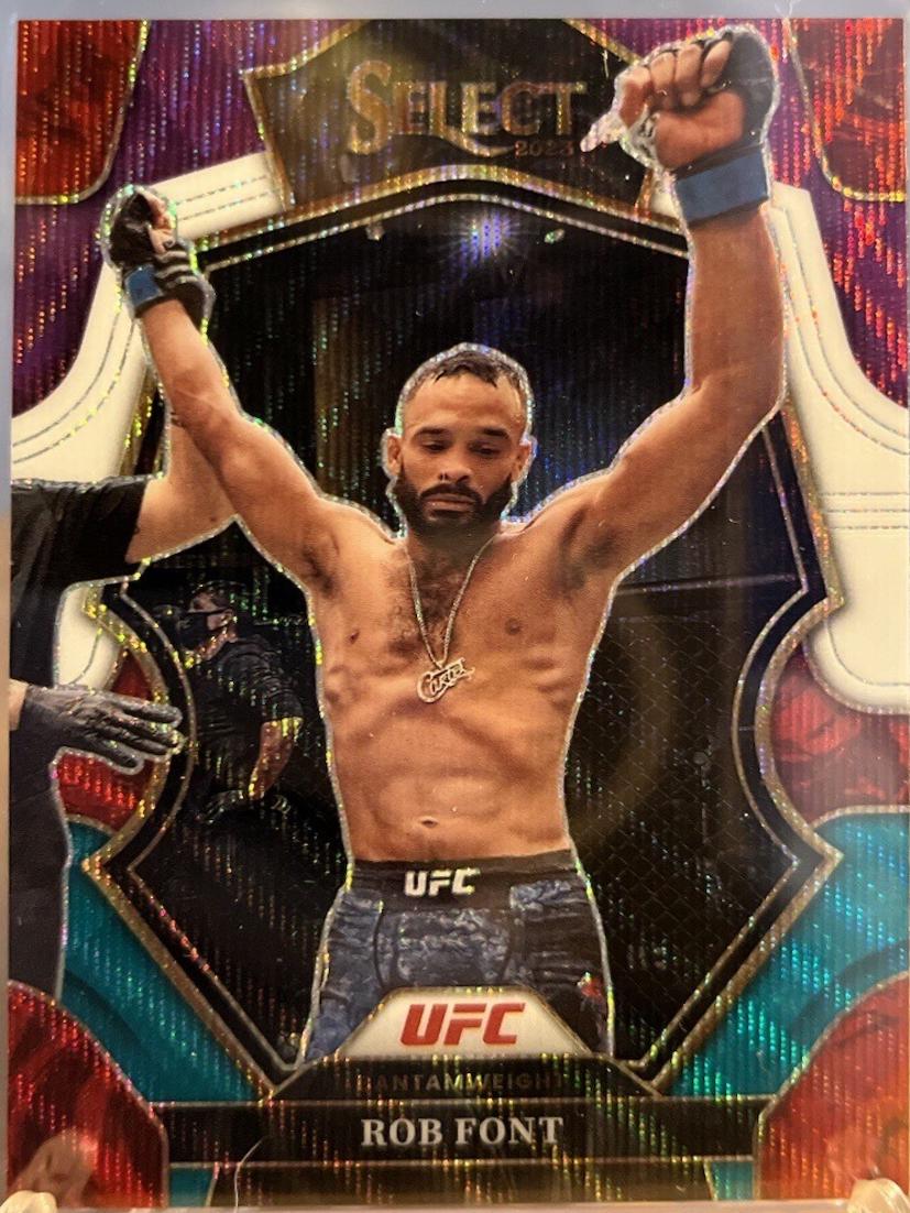 Rob Font 2023 Panini Select UFC Premier Level #189 Tri Color