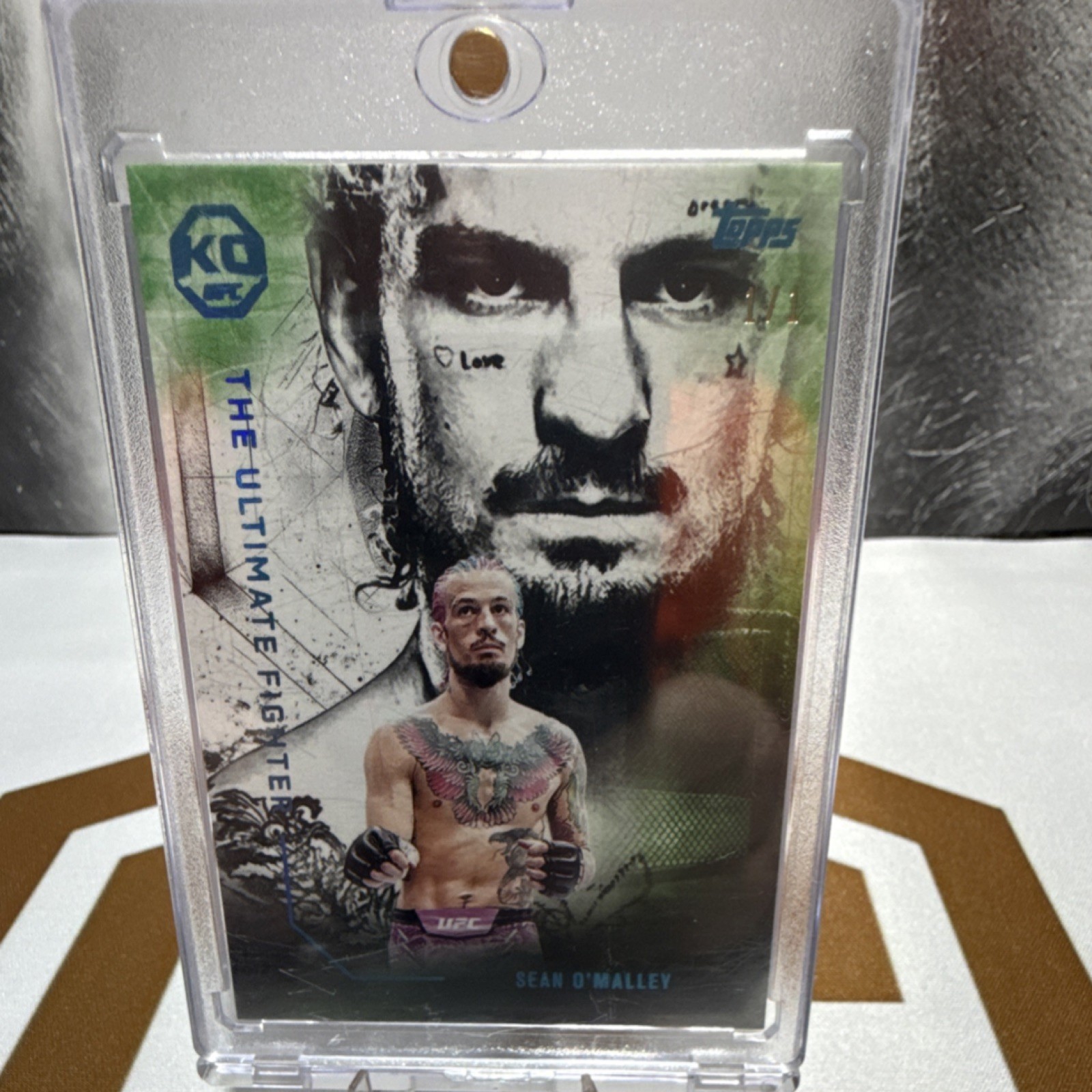 Sean O'Malley 2025 Topps Knockout UFC The Ultimate Fighter #UF-7 Platinum