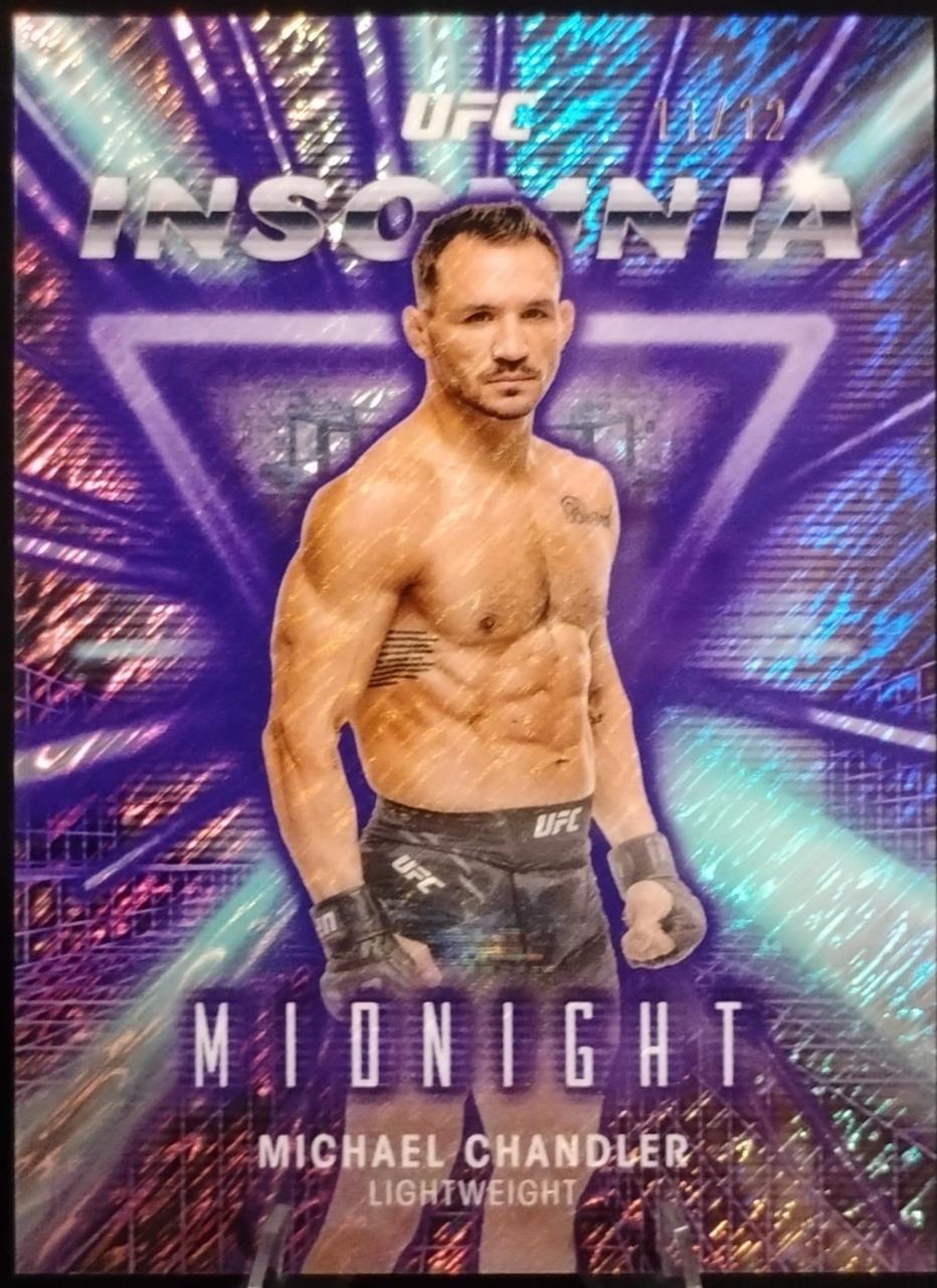 Michael Chandler 2025 Topps Midnight UFC Insomnia #IN-4 Midnight