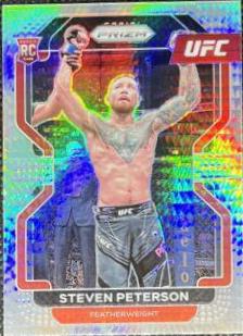 Steven Peterson 2022 Panini Prizm UFC Base #104 Hyper