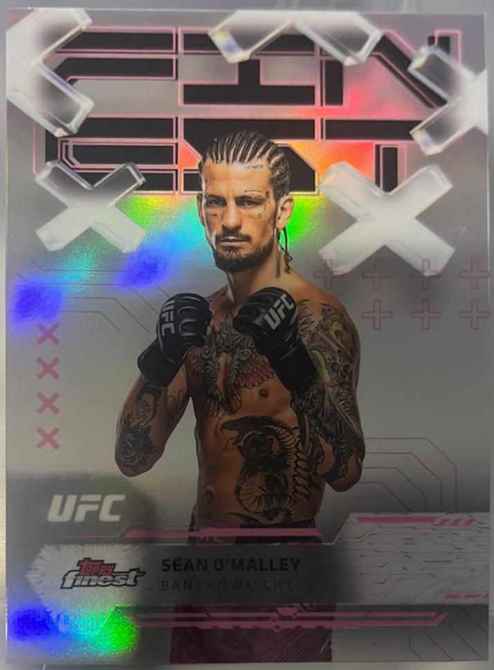 Sean O'Malley 2025 Topps Finest UFC Base Common #15 Refractor