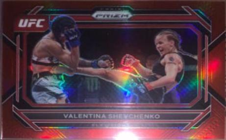 Valentina Shevchenko 2023 Panini Prizm UFC Base #63 Red