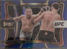 Georges St-Pierre 2021 Panini Select UFC Premier Level #135 Blue