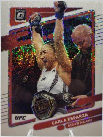 Carla Esparza 2022 Panini Donruss Optic UFC Base #1 White Sparkle
