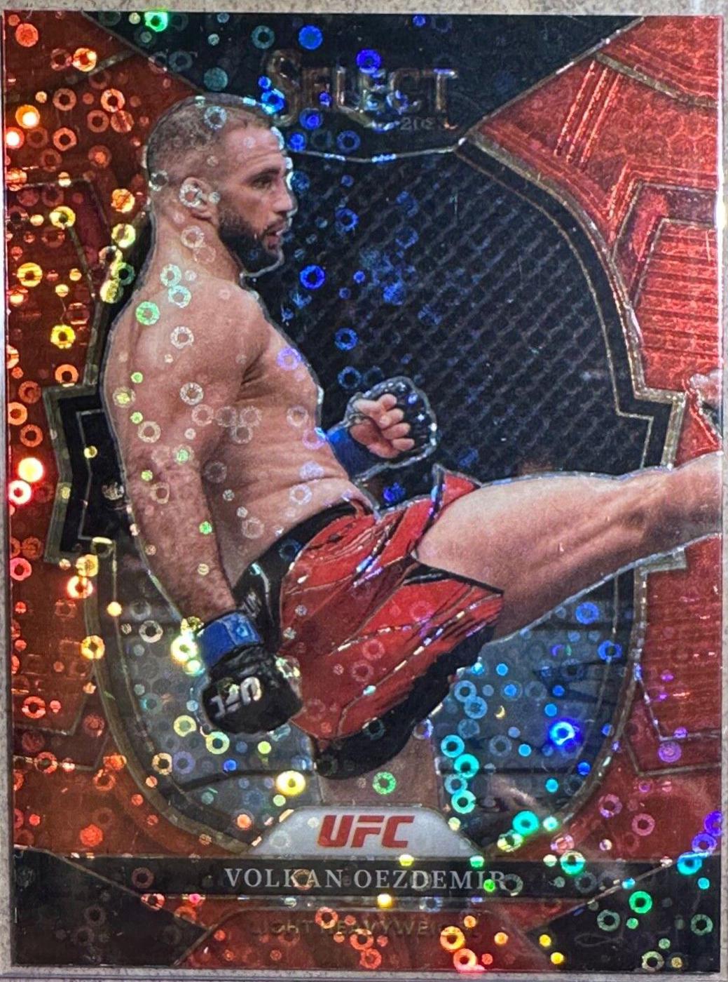 Volkan Oezdemir 2023 Panini Select UFC Concourse #25 Red Disco