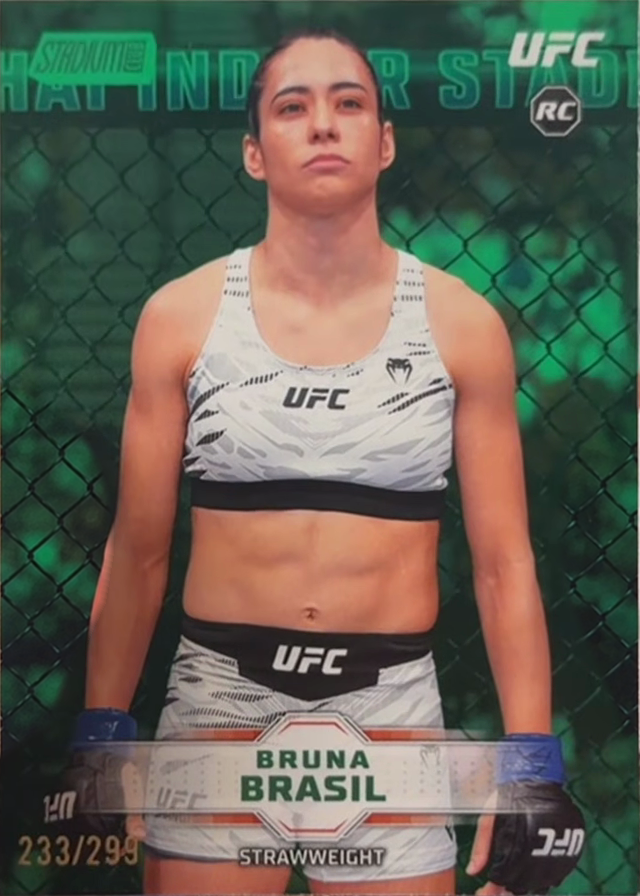 Bruna Brasil 2026 Topps Stadium Club UFC Base #150 Red