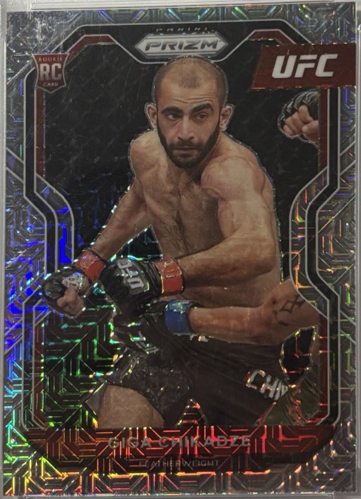 Giga Chikadze 2021 Panini Prizm UFC Base #72 Mojo