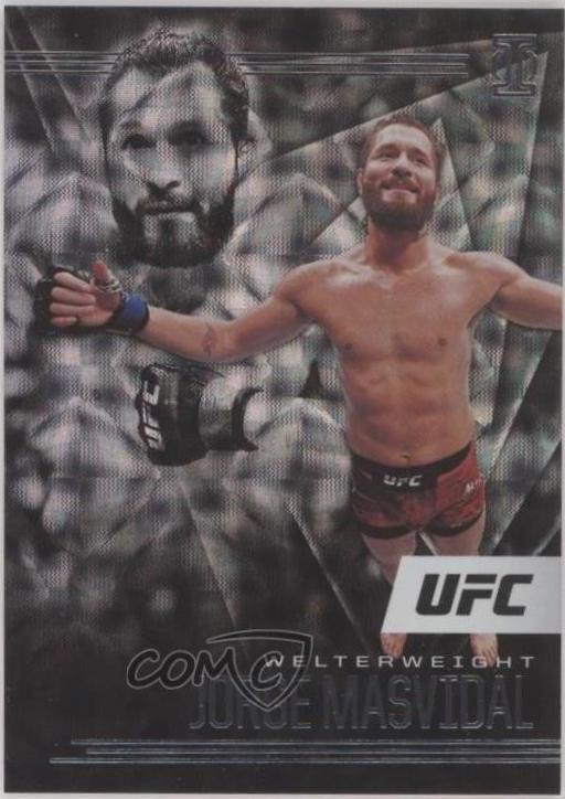 Jorge Masvidal 2021 Panini Chronicles UFC Base Illusions #170 Asia