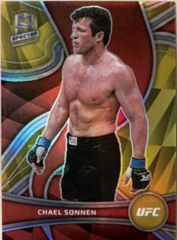 Chael Sonnen 2022 Panini Chronicles UFC Base Spectra #377 Gold