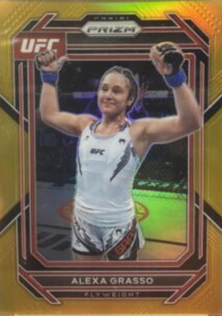 Alexa Grasso 2023 Panini Prizm UFC Base #121 Gold