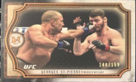 Georges St-Pierre 2018 Topps UFC Museum Collection Base #3 Copper