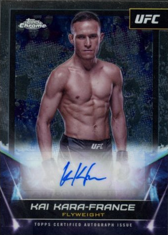 Kai Kara-France 2024 Topps Chrome UFC UFC Signatures #FNA-KKF Red Refractor