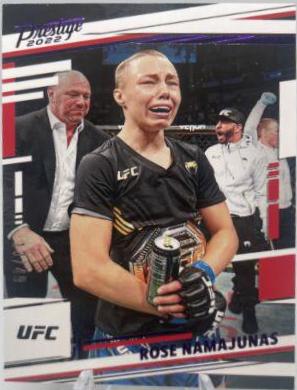 Rose Namajunas 2022 Panini Chronicles UFC Base Prestige #176 Platinum