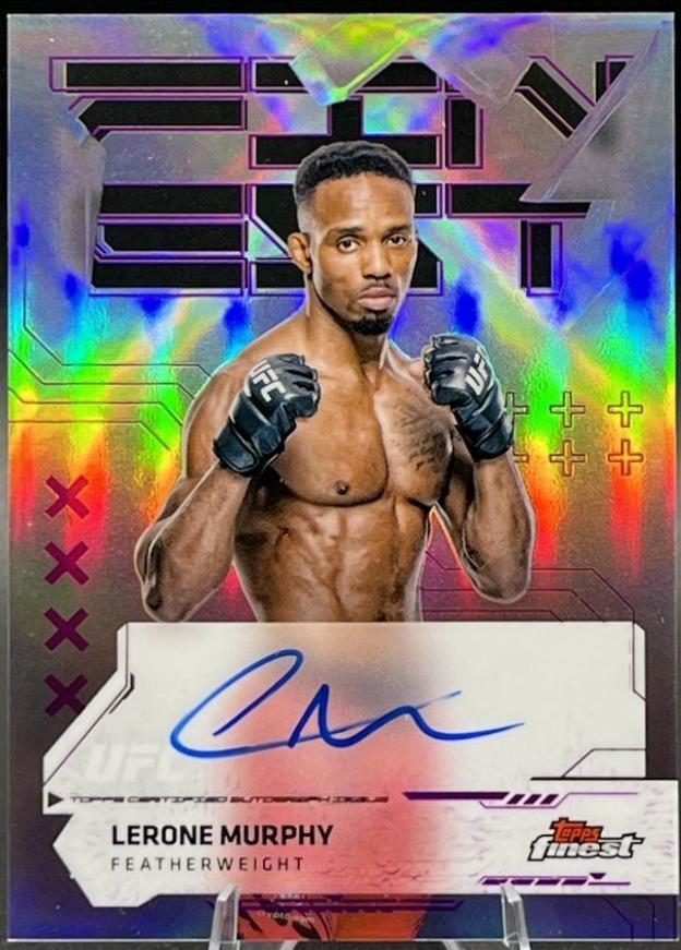 Lerone Murphy 2025 Topps Finest UFC Finest Autographs #FA-LM Refractor