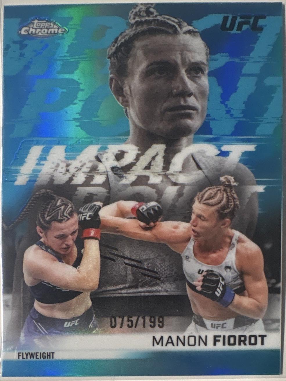 Manon Fiorot 2026 Topps Chrome UFC Impact Point #IP-4 Refractor