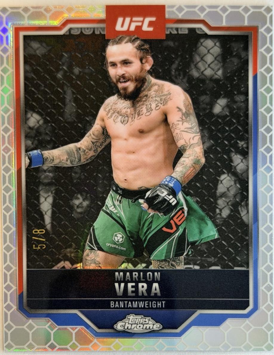 Marlon Vera 2025 Topps Chrome UFC Base #151 OctaFractor
