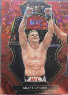 Grant Dawson 2023 Panini Select UFC Premier Level #172 Red Disco