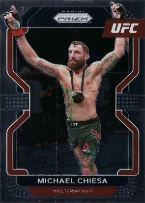 Michael Chiesa 2022 Panini Prizm UFC Base #110 Black
