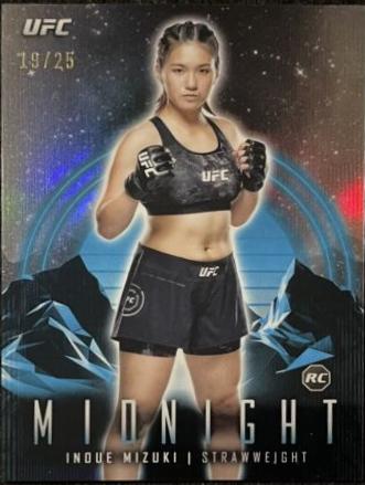 Inoue Mizuki 2024 Topps Midnight UFC Base #62 Moonrise