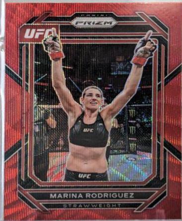 Marina Rodriguez 2023 Panini Prizm UFC Base #102 Ruby Wave