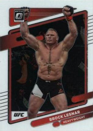 Brock Lesnar 2022 Panini Donruss Optic UFC Base #83 Green