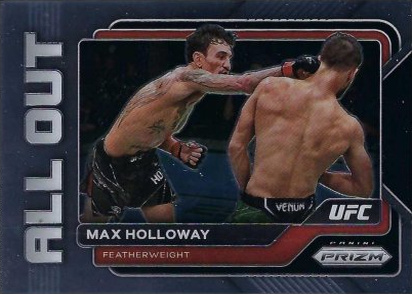 Max Holloway 2023 Panini Prizm UFC All Out #24 Black