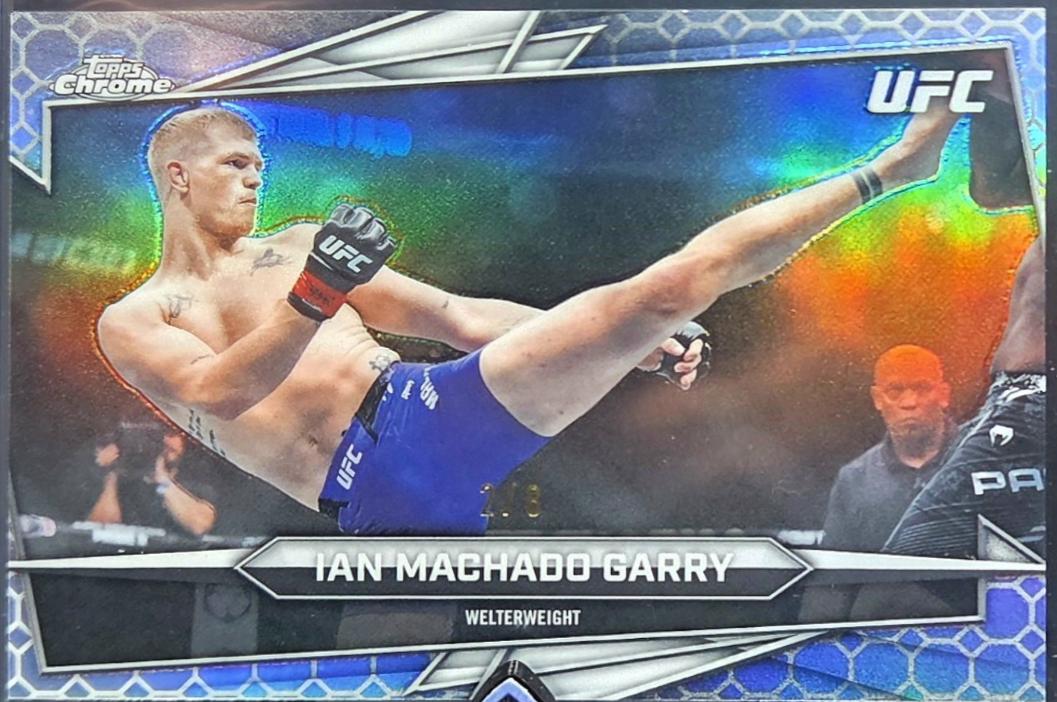 Ian Machado Garry 2026 Topps Chrome UFC Base #93 Refractor