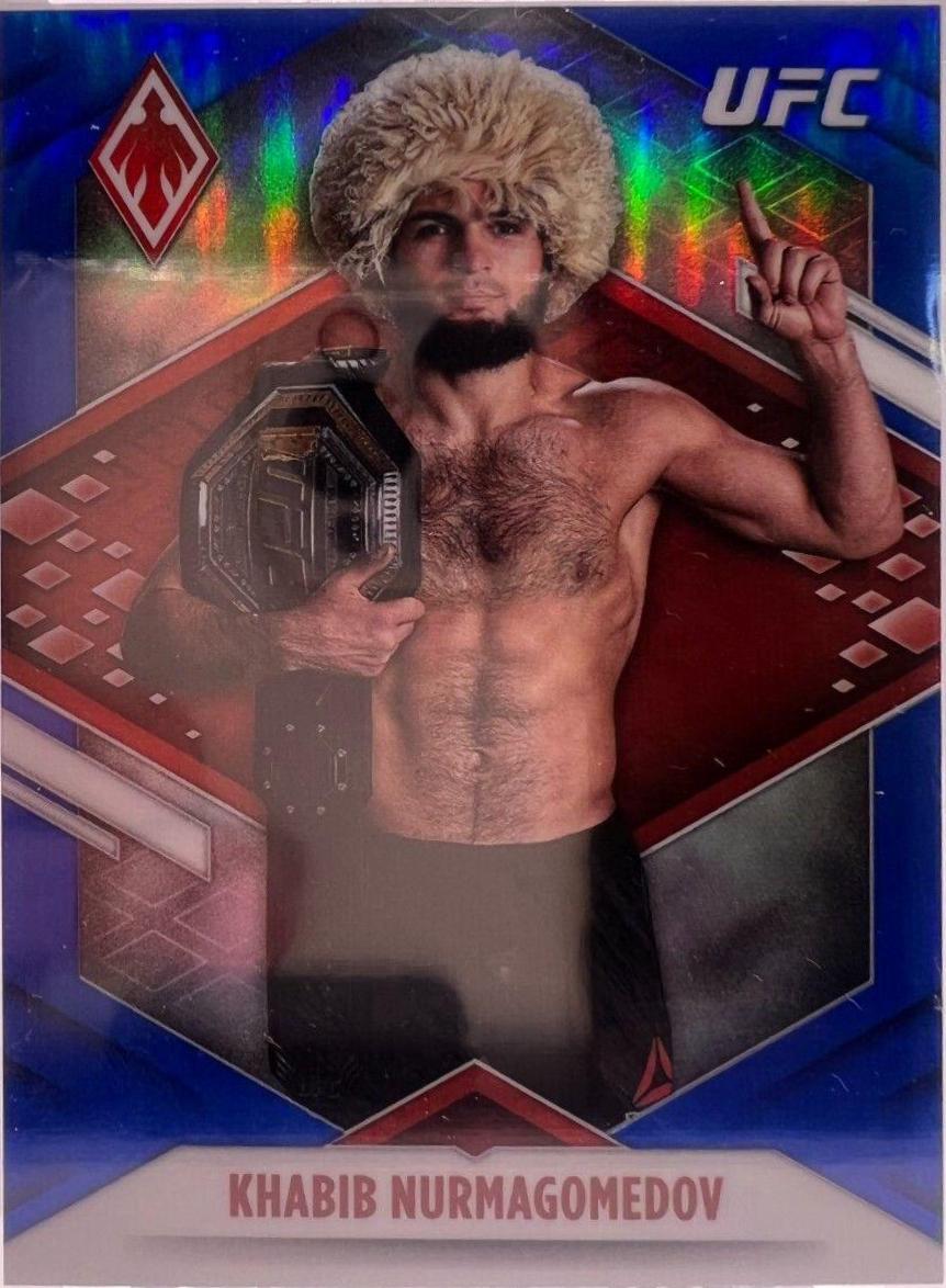 Khabib Nurmagomedov 2022 Panini Chronicles UFC Base Phoenix #318 Blue