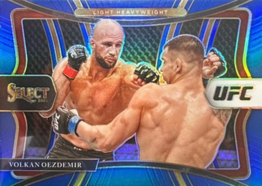 Volkan Oezdemir 2021 Panini Select UFC Premier Level #122 Blue