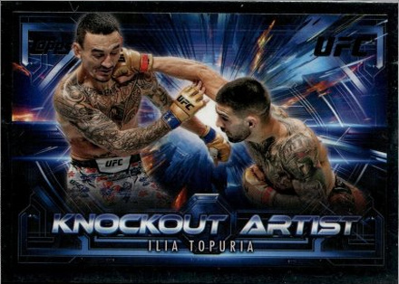 Ilia Topuria 2025 Topps Knockout UFC Knockout Artists #KA-21 Gold