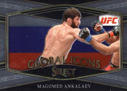 Magomed Ankalaev 2022 Panini Select UFC Global Icons #8 Black