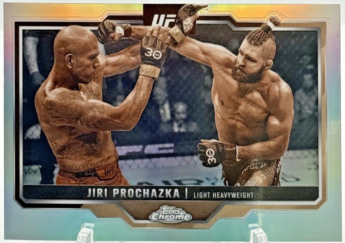 Jiri Prochazka 2025 Topps Chrome UFC Base #70 Sepia Refractor