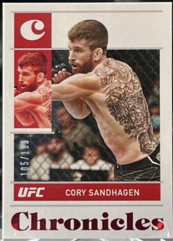 Cory Sandhagen 2022 Panini Chronicles UFC Base Chronicles #71 Red