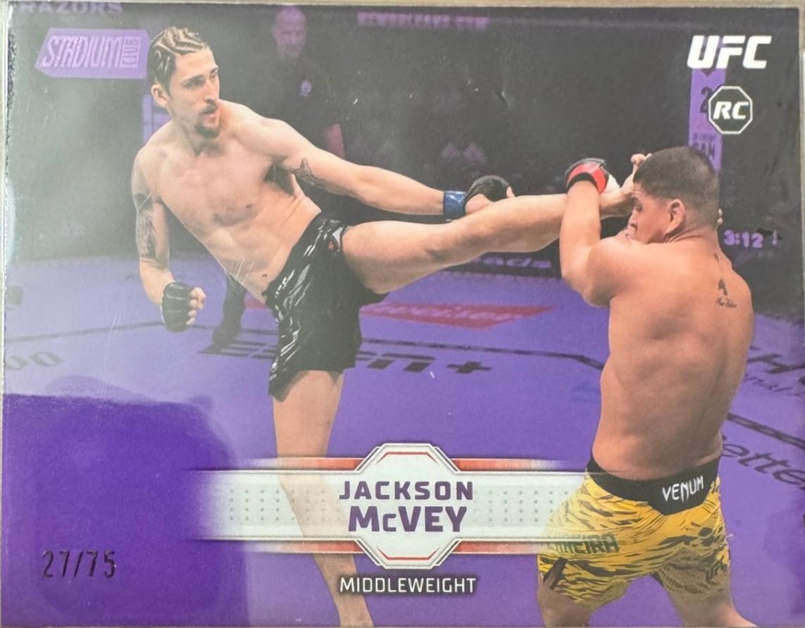 Jackson McVey 2026 Topps Stadium Club UFC Base #199 Photographer's Proof