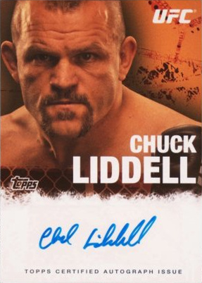 Chuck Liddell 2010 Topps UFC Fighter and Personalities Autographs #FA-CL Red