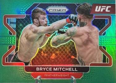 Bryce Mitchell 2022 Panini Prizm UFC Base #67 Green