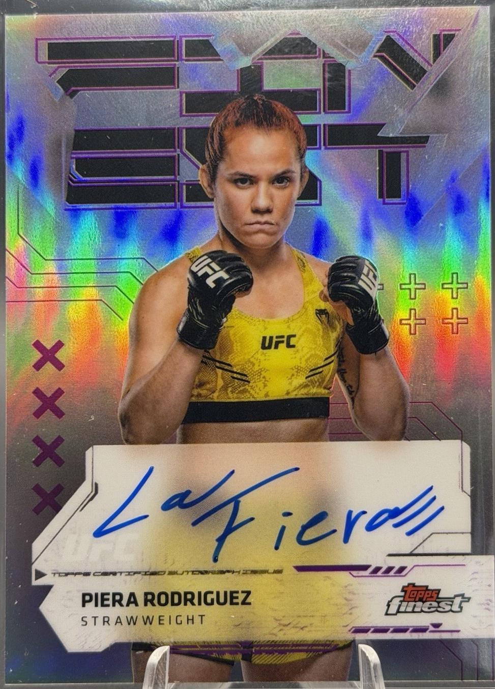 Piera Rodriguez 2025 Topps Finest UFC Finest Autographs #FA-PR Refractor